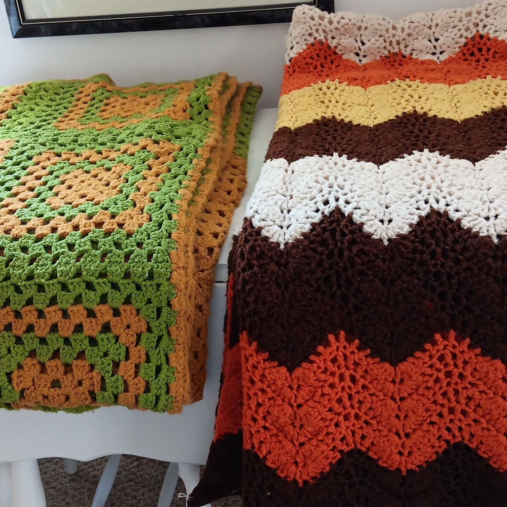 1970s Crochet Afghans